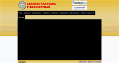 Desktop Screenshot of lakshminarayanaschool.com